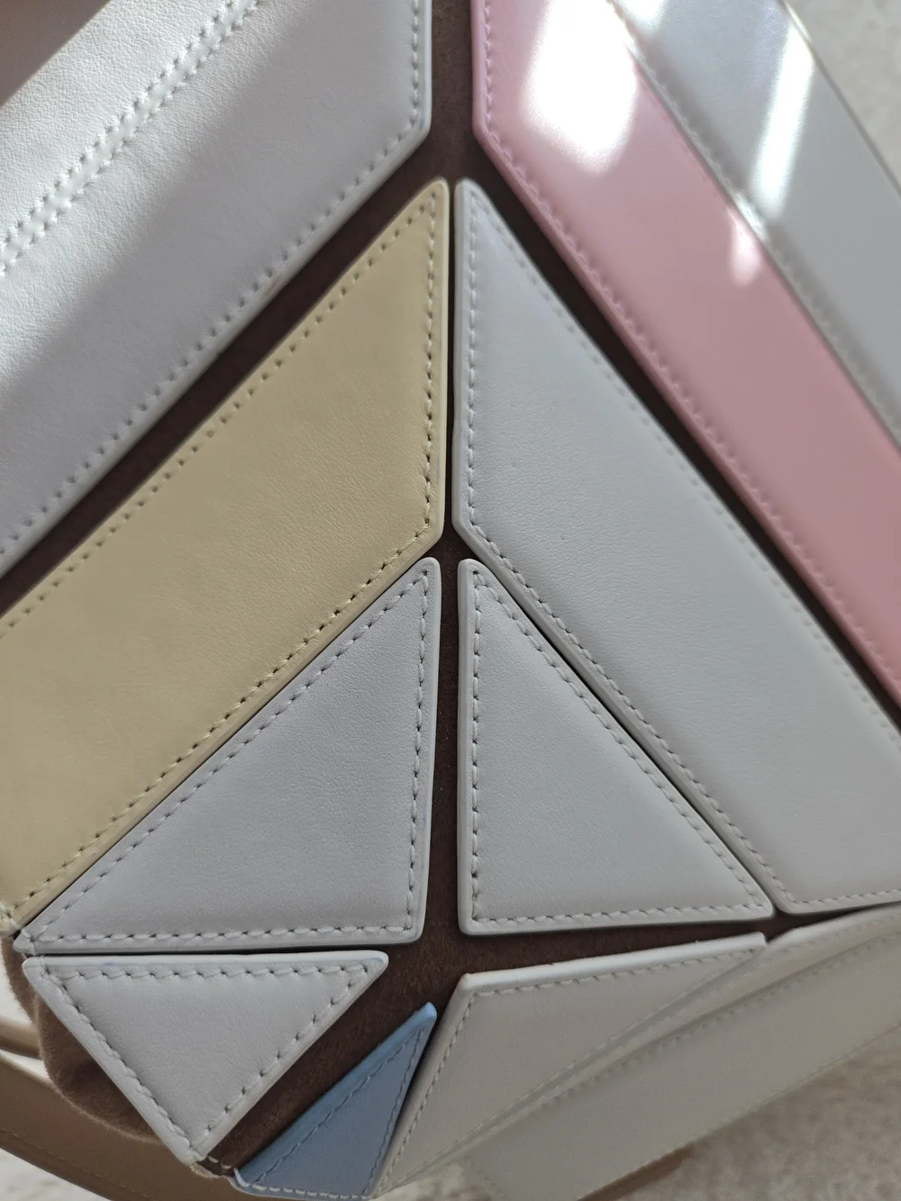 MLOUYE SERA TOTE PASTEL MULTICOLOR PUZZLE BAG